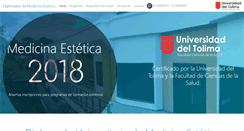 Desktop Screenshot of diplomado-medicina-estetica.com