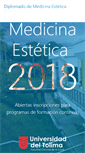 Mobile Screenshot of diplomado-medicina-estetica.com