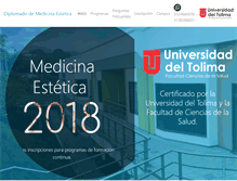 Tablet Screenshot of diplomado-medicina-estetica.com